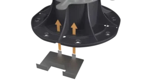 Alsó szegőléc teraszlábhoz